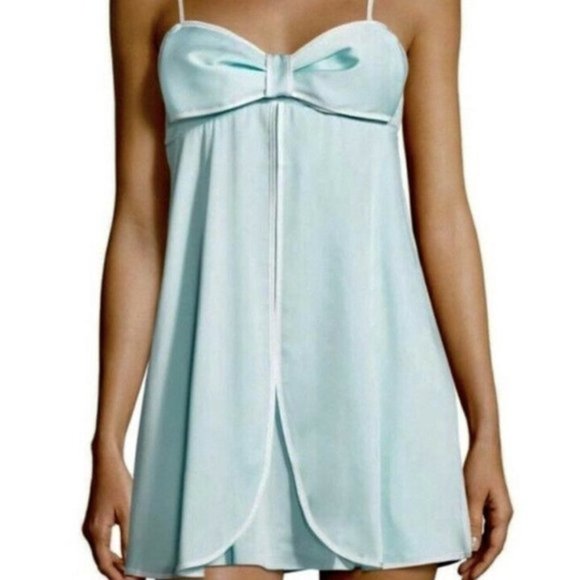 Kate Spade Blue Bow Chemise Nightgown
